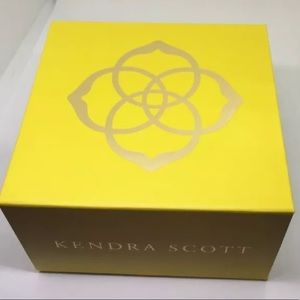 Kendra Scott Magnetic Empty Yellow Gift Box